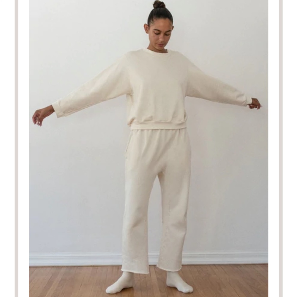 Wol Hide Easy Sweatpants in Natural